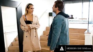 Aiden Ashley gets punished for fucking her best friend’s BF