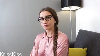 The hot English tutor fucked hard at home in a steamy session