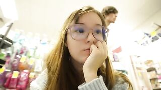 Amateur couple on a getaway, passionate sex and a huge creampie finish