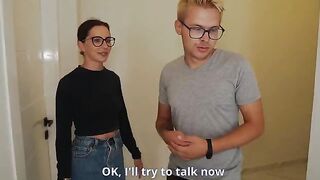 The husband watches his wife being fucked by a realtor for a discount