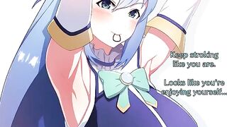The ass of the goddess Aqua from Konosuba must be worshipped