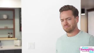 Stepbro told Chloe Temple to blow air in cum for perfect bubbles