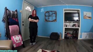 My stepmom uses her body to cure my pains in a steamy scene