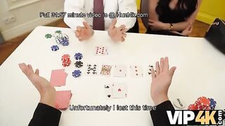 The winner of the poker game got to fuck Lilly Bella