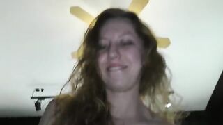 I stuck my finger in the ass of my neighbor. She loves my cock!