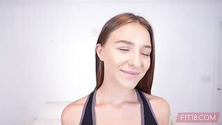 Fit and sexy Ukrainian girl has a dream to become a porn star