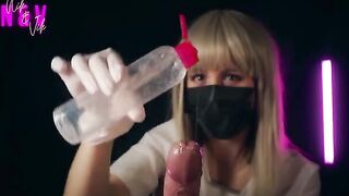 A crazy nurse brings guys to a point of no return