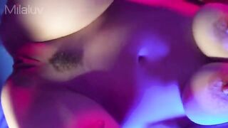 Meaty pussy lips holding cum heaven inside and outside