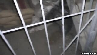 A stalker is following his target and penetrates her tight pussy