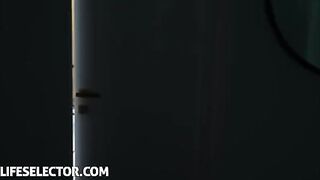 The step sister surprises her brother with a wet pussy