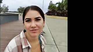 A girl I met in the park got fucked and cum inside