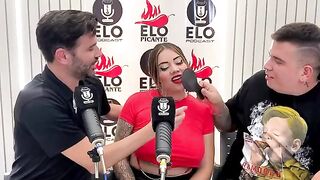 The interview with Elo Podcast ended in a messy way and with a cumshot