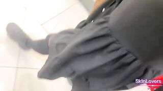 A girl fucks anywhere, no need to be at home