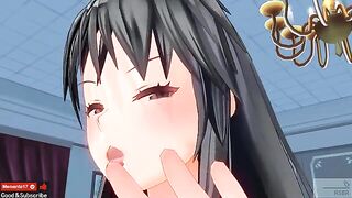 Hentai ASMR ear licking action with Japanese voice using earphones