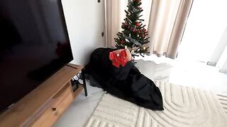 A stranger delivered a package and creampied my wife's ass