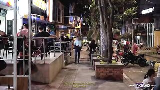 Spying Sara Blonde in a Colombian disco, the hottest scene ever!