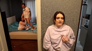 They are having fun there, and my pussy is burning with desire