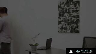 Two college guys fucked by big-titted BBW Natasha Nice in a steamy session