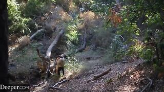 Avery and Jane got fucked by two cocks in an intense threesome