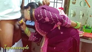 Maid got fucked in the kitchen, just like in fantasies