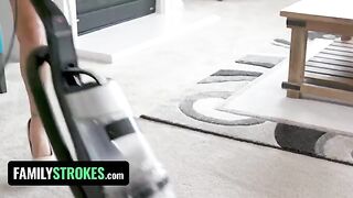 Latina step sis Karmen Santana getting fucked by her step bro