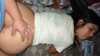 He sucks my cock and asks for ass sex, filling his ortho with milk