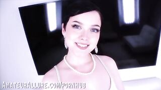 Cute girls Jade and Bella skillfully work their mouths to please the guy