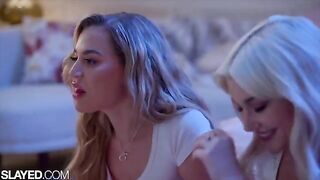 Best lesbian sex with voluptuous girls Skye and Blake, who are best friends