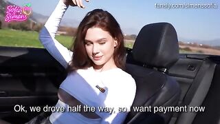 A girl met a guy on the internet and fucked in his car