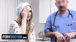 Doctor’s visit turns into a passionate session for the teen