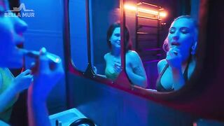 Girl was in the toilet of the night club and I had to taste her
