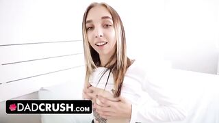 Cutie stepdaughter Breezy Bri gets her cock craving fulfilled