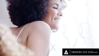 Scarlit Scandal and Alina Ali share husband's cum in steamy FFM threesome