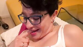 The stepsister was caught watching porn and she liked it very much