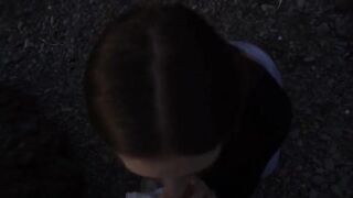 Girl fucks with a guy on the beach and his friends spotted them