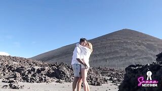 We climbed a volcano and he erupted in my mouth, an incredible outdoor encounter