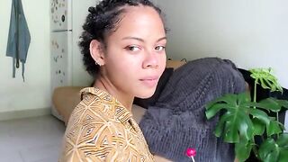 I'm Begging For A Normal-Sized Dick To Cum In My Mouth - Ebony