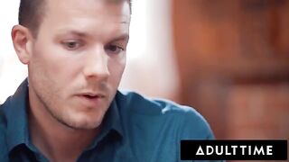 Passionate romantic sex with a real couple, Vanna Bardot and Codey Steele, on Adult Time