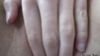 Busty girlfriend fucks with a big toy in her wet pussy