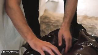 Submissive Amber gets dominated and fucked in a sensual scene by Deeper