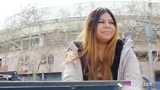 Amateur exhibitionist Yiyi Candy gets fucked hard in public