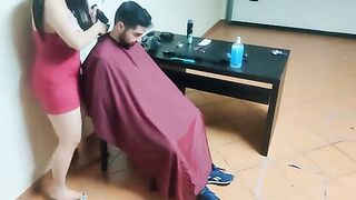 The friend’s mom offered to cut hair, but it went further