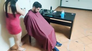 The friend’s mom offered to cut hair, but it went further