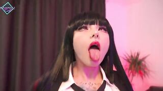 Karneli Bandi fucked Yumeko Jabami in her holes