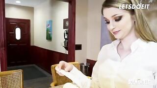 Two kinky sluts fucked hard by their boss in the office