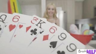 Aaliyah Love suggests an alternative game to her stepson in the kitchen
