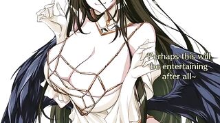 Overlord Albedo's edge play and femdom action in a hentai JOI video
