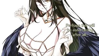 Overlord Albedo's edge play and femdom action in a hentai JOI video