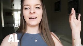 Private bathroom sex with a stunning French beauty