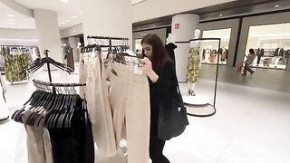 We almost got caught fucking in the fitting room